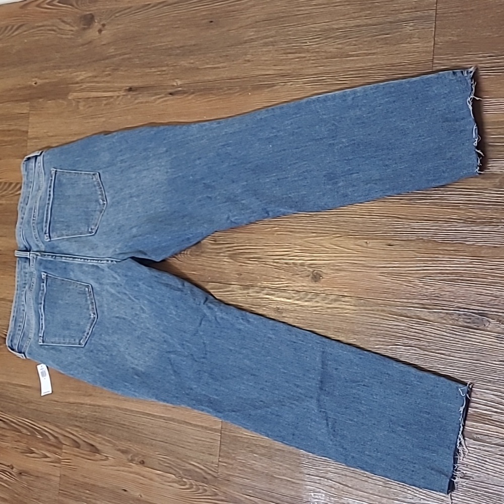 OLNAVY High Rise Blue Jeans for women zise 14. NEW - Picture 9 of 10